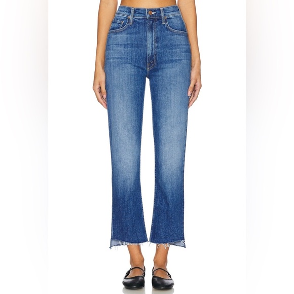 MOTHER Denim - Mother High Waisted Rider Ankle Step Fray, Loafers and Lassos - 28